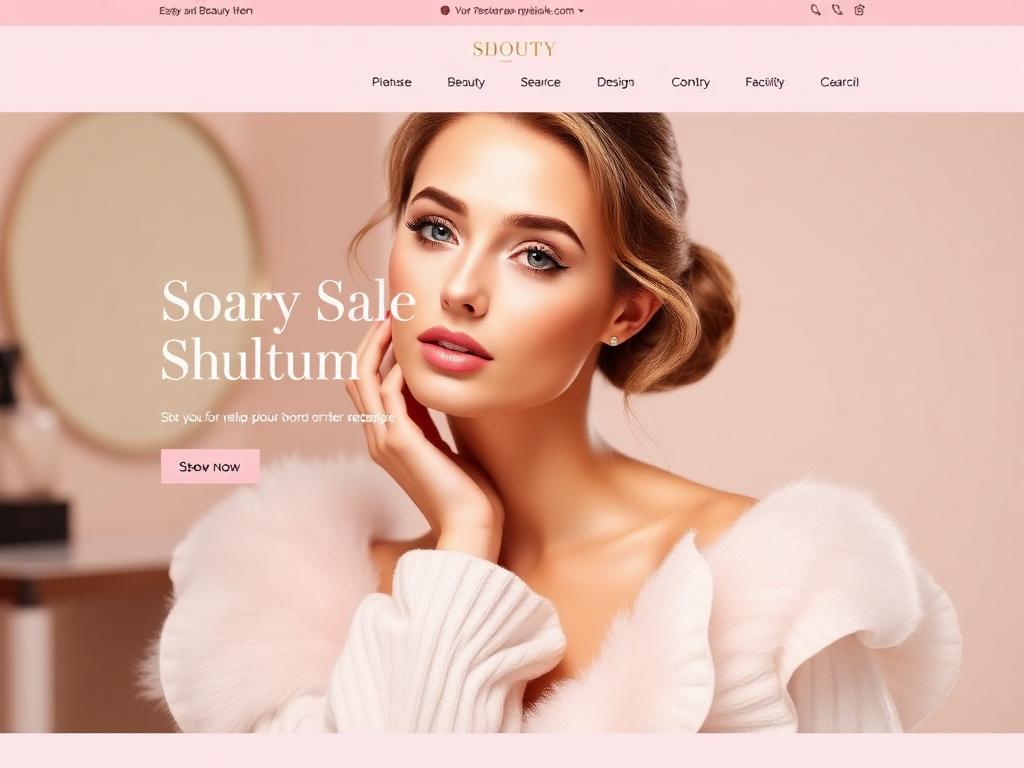 Soury Beauty Studio website preview